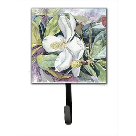Carolines Treasures Flower - Magnolia Leash Holder Or Key Hook 8004SH4